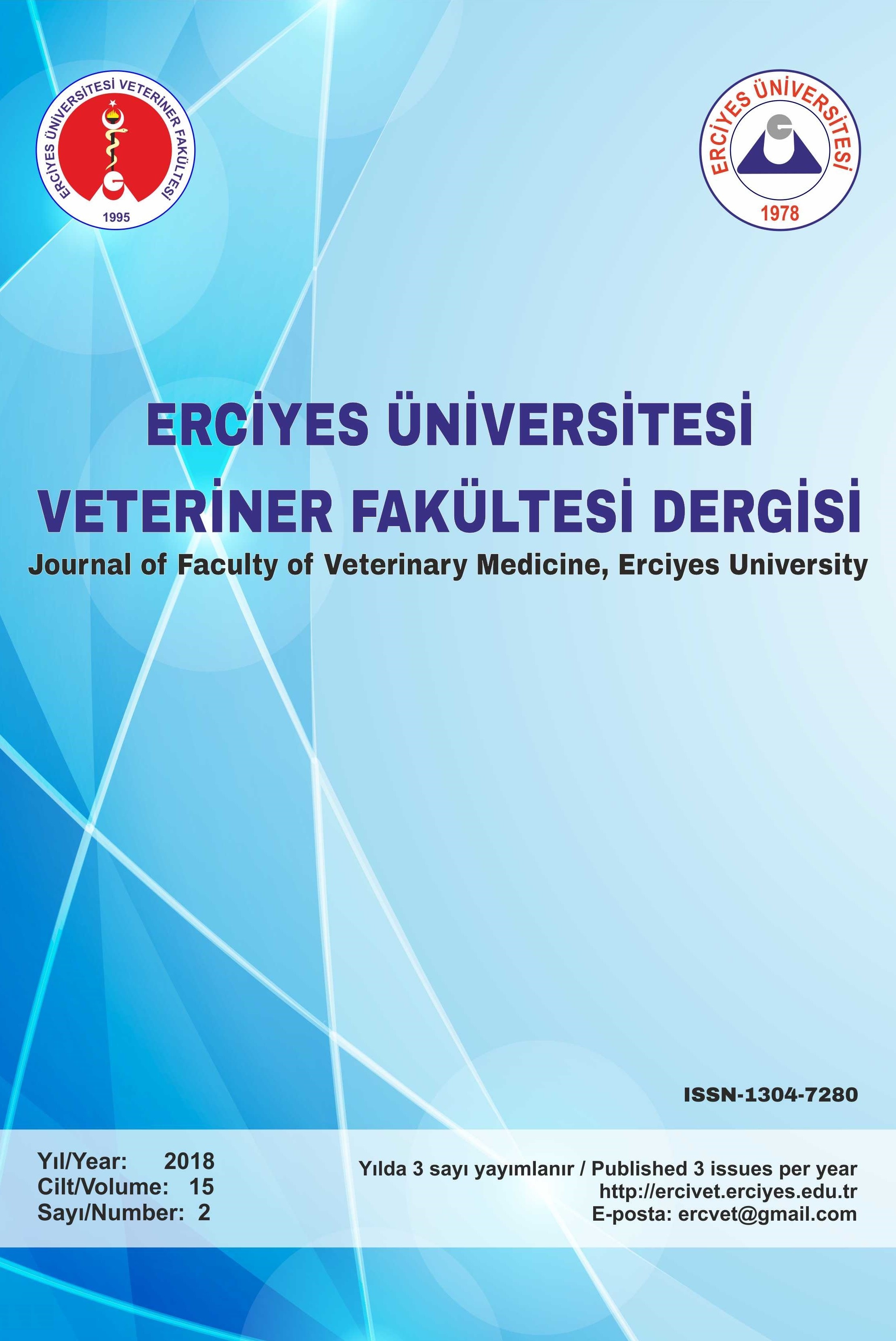 Erciyes Üniversitesi Veteriner Fakültesi Dergisi